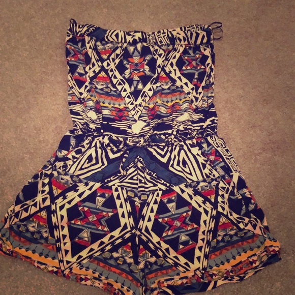 Strapless romper - Picture 1 of 4